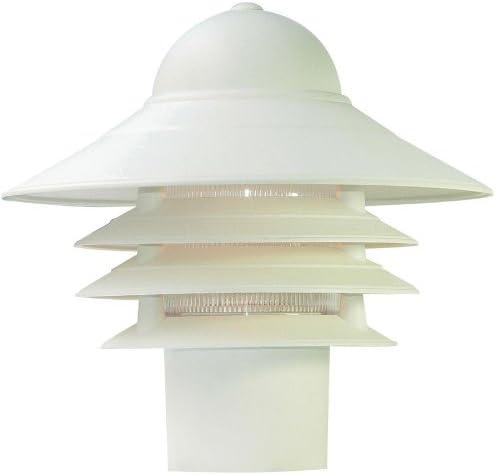 Acclaim Lighting Post Mount Light,1-Light,Textured White 87TW