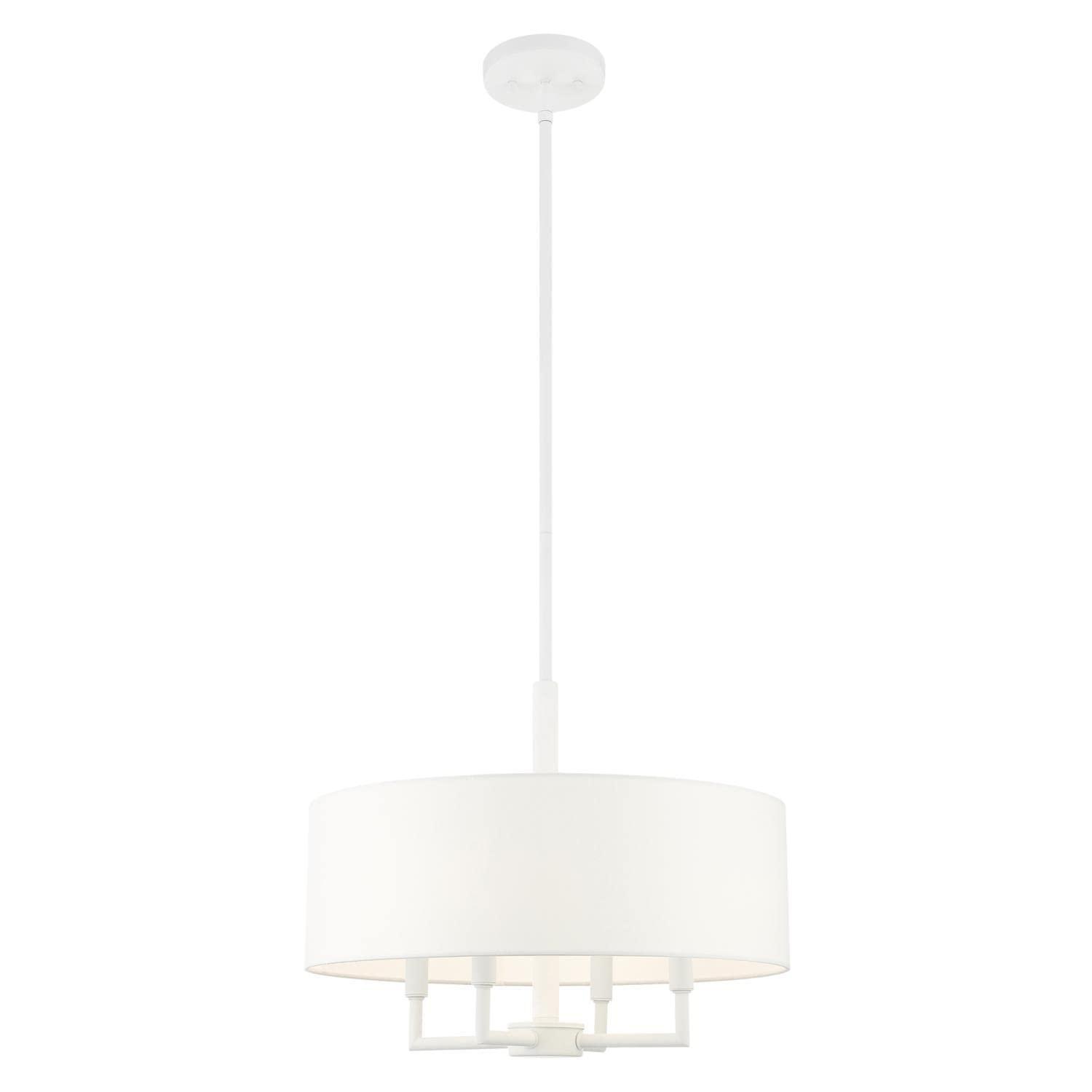 Livex Lighting Meridian 4 - Light Pendant in  White