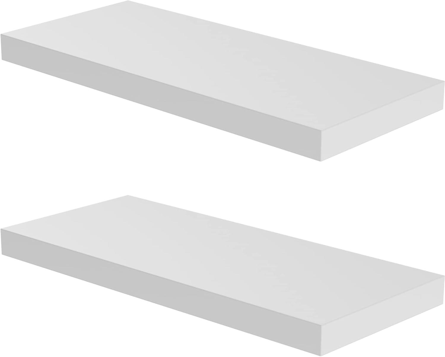 Floating Shelves, Wall Shelf 24 Inch for Bathroom/Kitchen/Bedroom Storage & Decor, Large Shelf