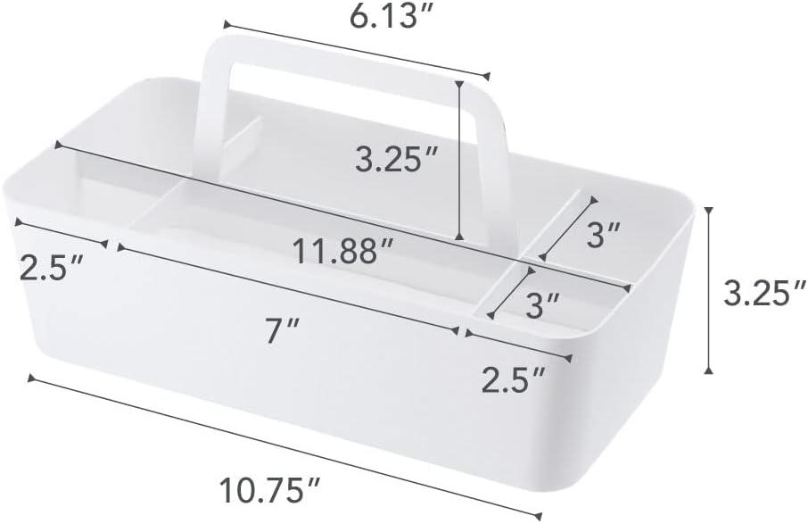 Yamazaki Home Tool Box, Large, Steel, Large, Handle