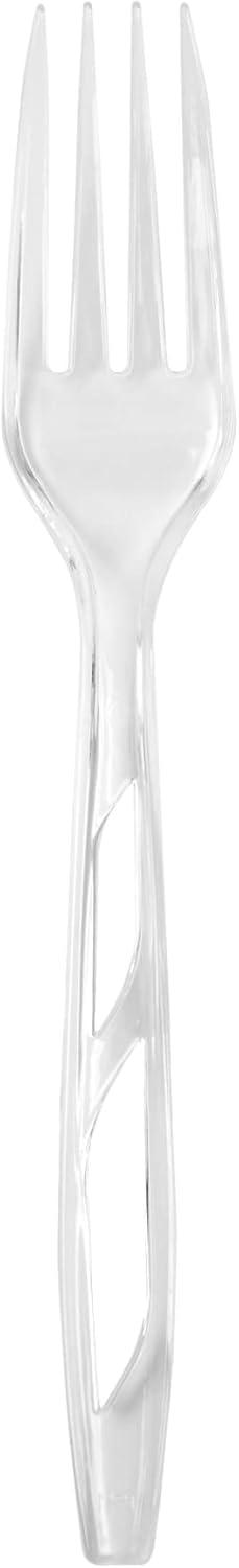 Highmark® Heavy-Duty Plastic Cutlery, Clear, Pack Of 192 Utensils