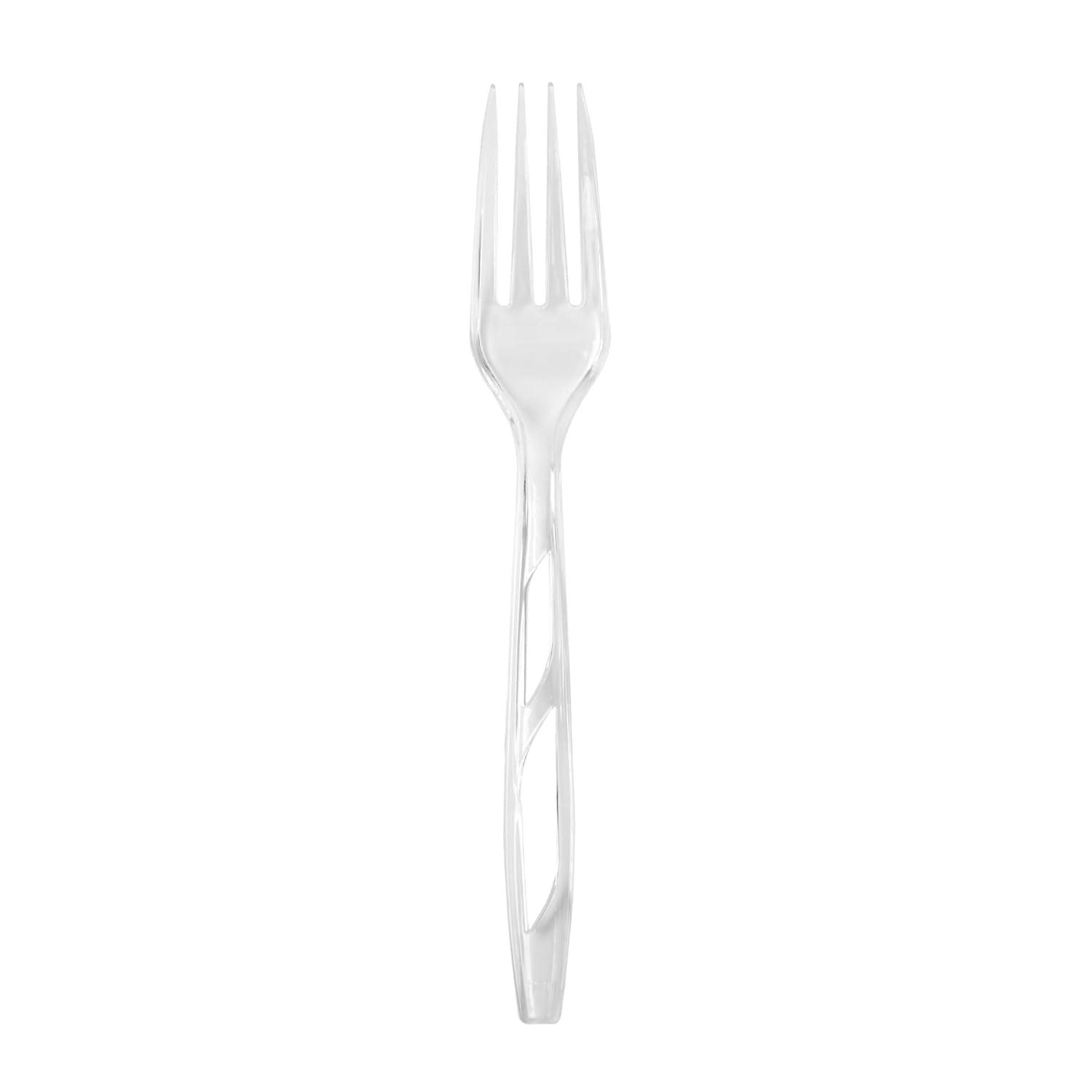 Highmark® Heavy-Duty Plastic Cutlery, Clear, Pack Of 192 Utensils