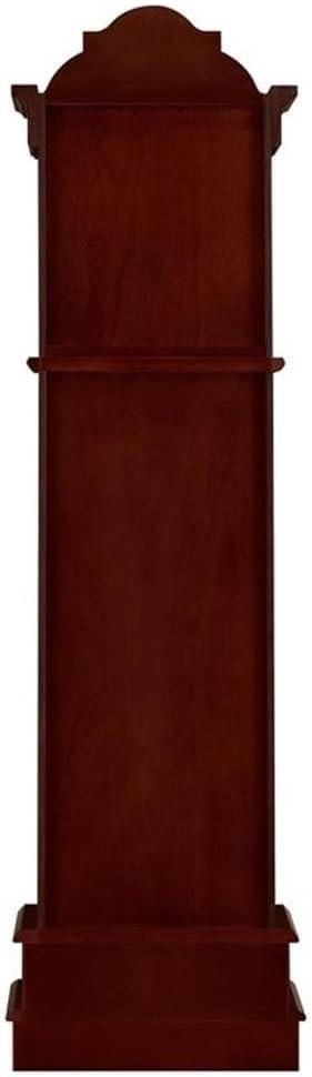 Coaster Furniture Harris Grandfather Clock with Chime Brown Red and Clear, 900749