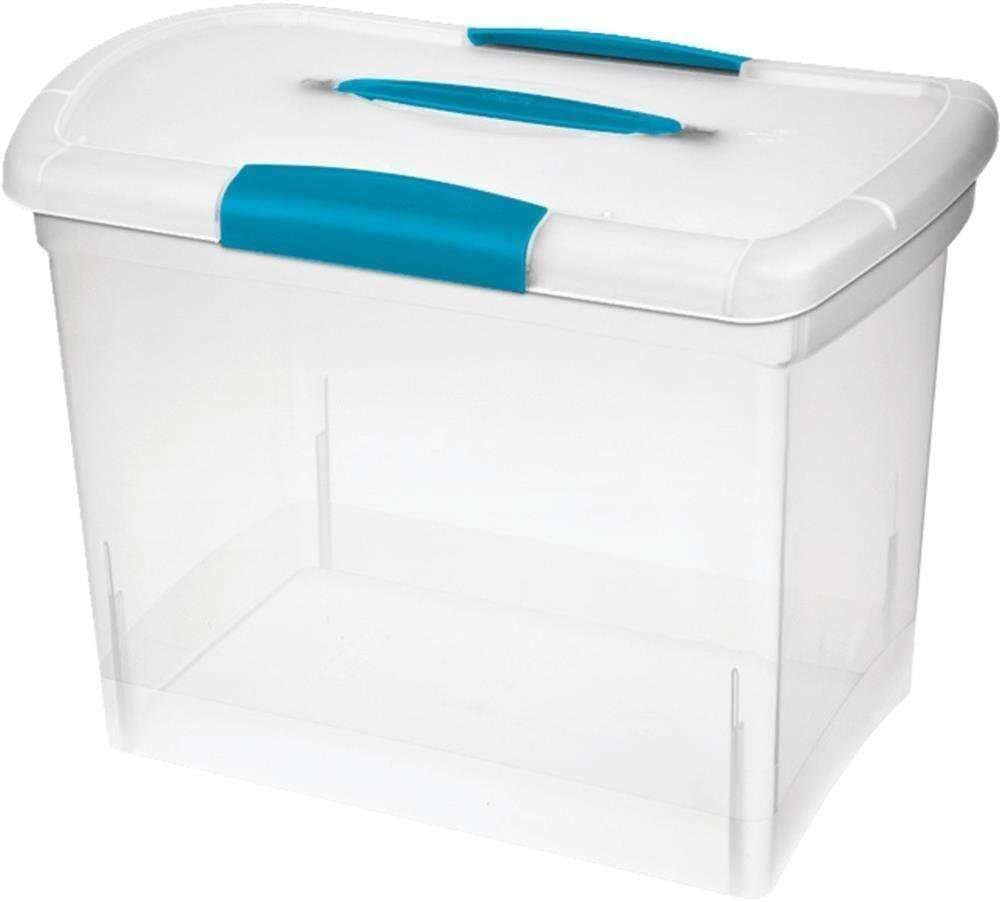 Sterilite ShowOffs 9-3/4 In. x 11-1/2 In. x 15-1/4 In. Clear Storage Tote