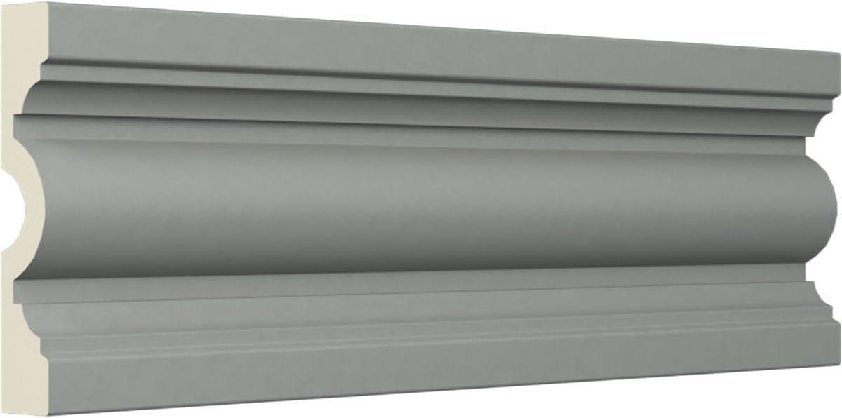 Ekena Millwork 4"H x 3/4"P x 94 1/2"L Gorleen Chair Rail (Set of 8)
