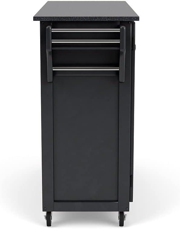 Homestyles Create-a-Cart Wood Rolling Kitchen Cart in Off White