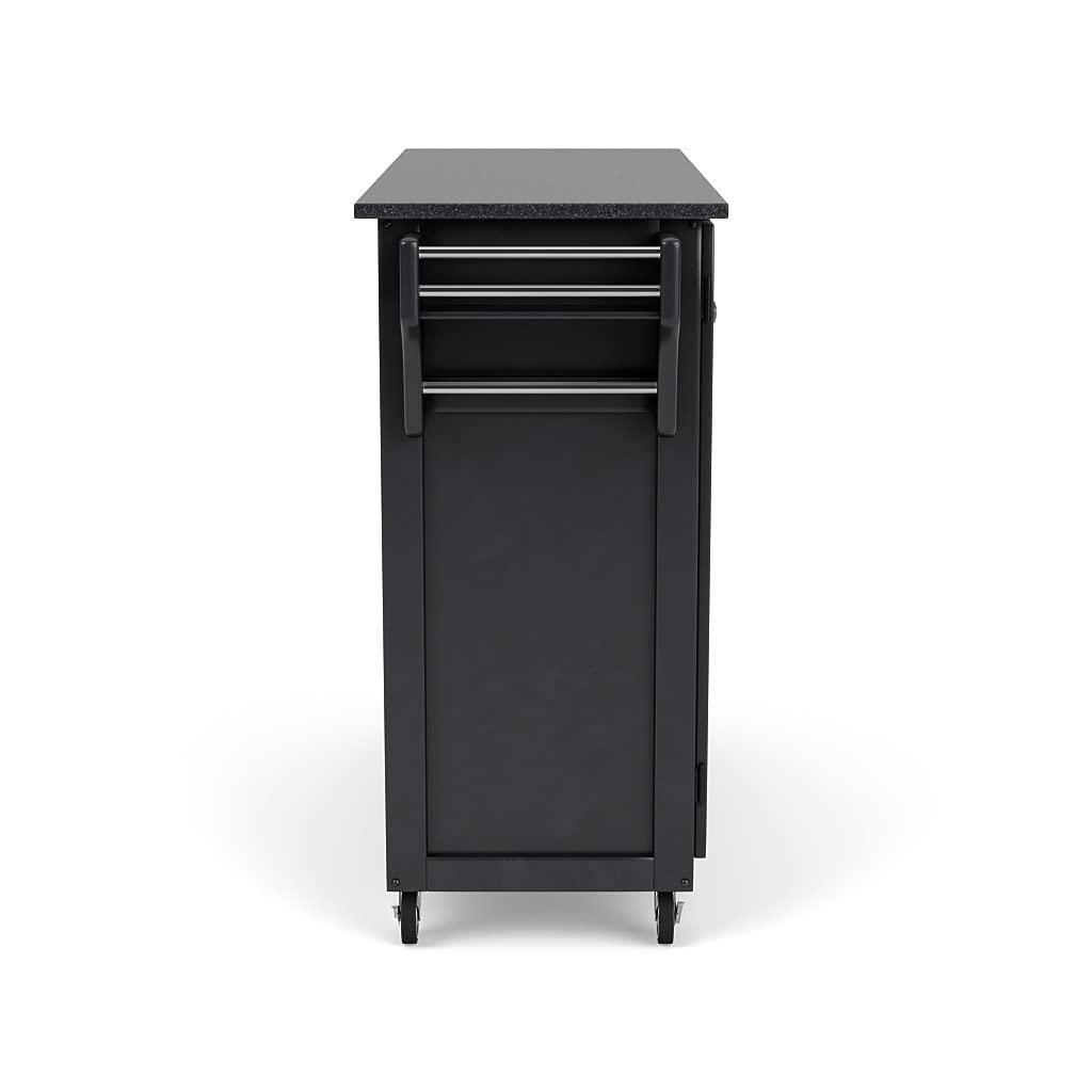 Homestyles Create-a-Cart Wood Rolling Kitchen Cart in Off White