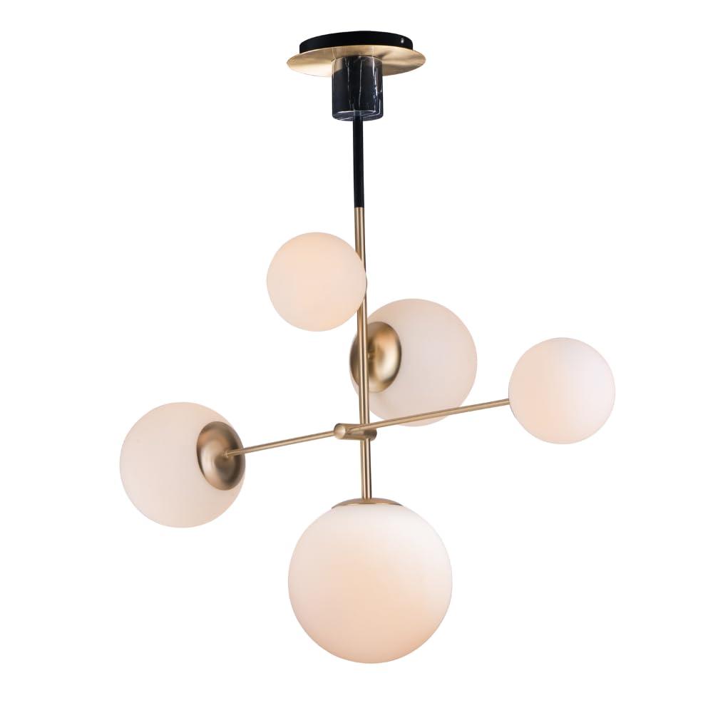 Drake Single Light Glass Dimmable Pendant
