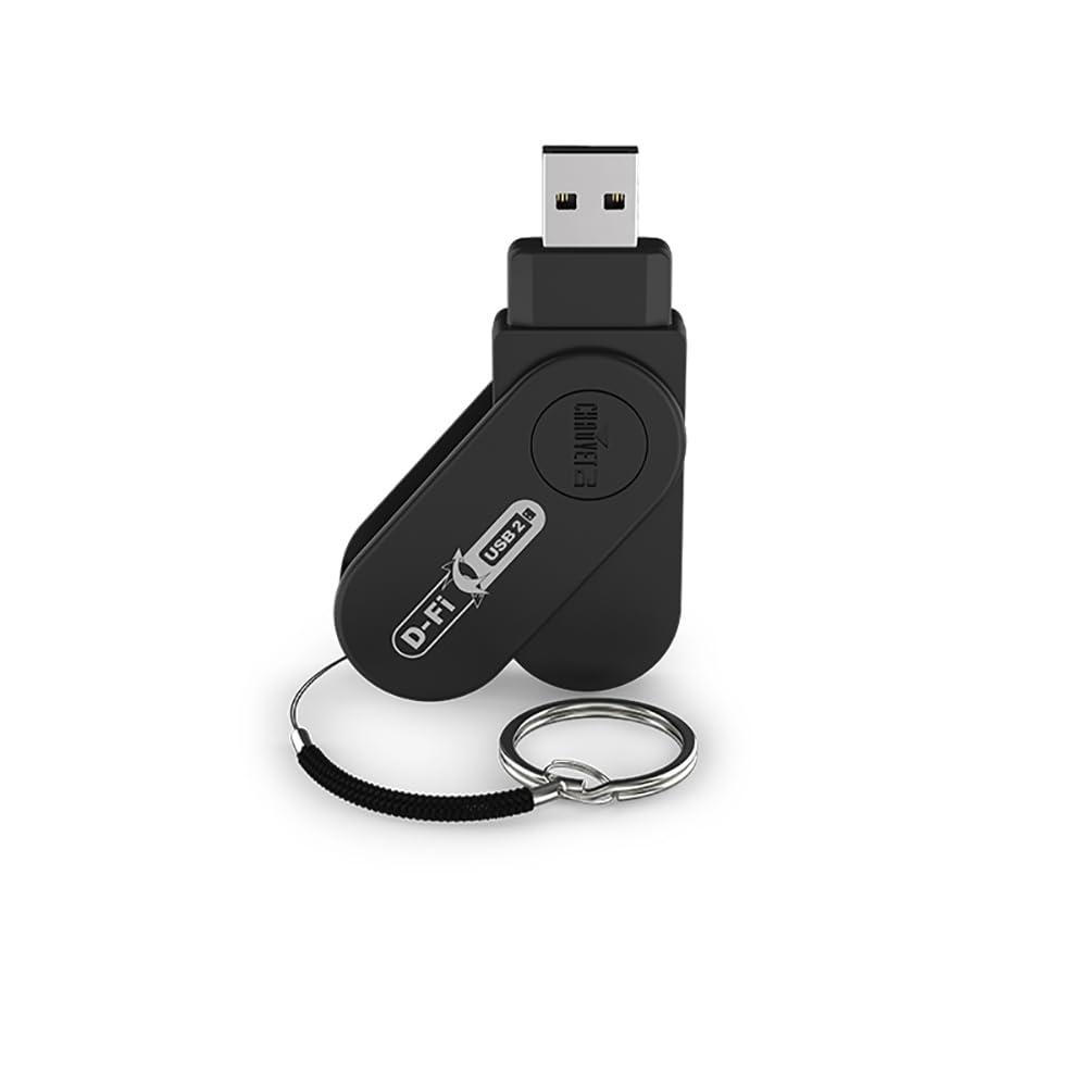 Black Plastic Wireless DMX USB Transceiver
