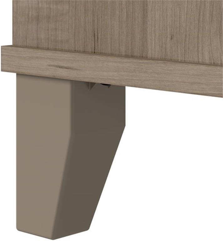 Somerset Small Storage Cabinet with Doors in Ash Gray - Engineered Wood