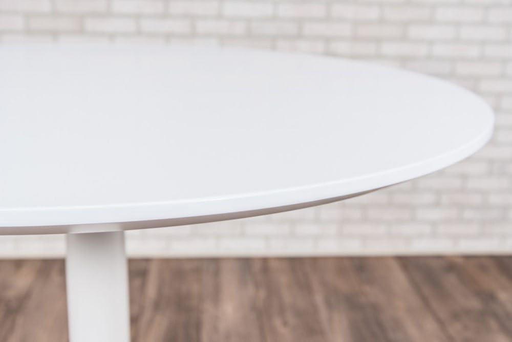 Mobile 28" L Round Breakroom Table