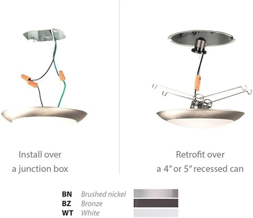 Disc Acrylic LED Flush Mount