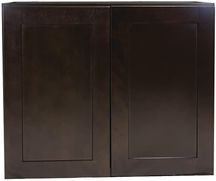 Design House Brookings Mueble de Pared Agitador de 3336 Pulgadas, Marrón, sin Montar, 33 X 36 Pulgadas