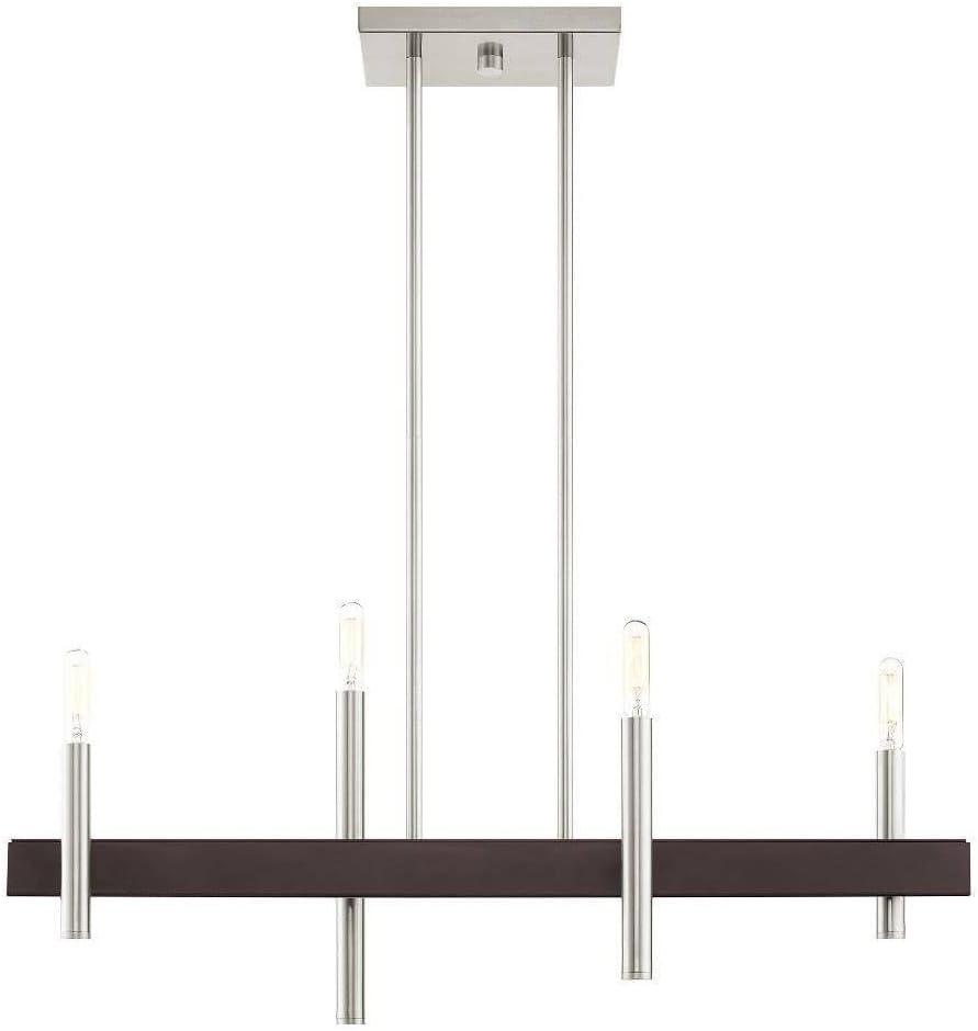 4 - Light Kitchen Island Modern Linear Chandelier