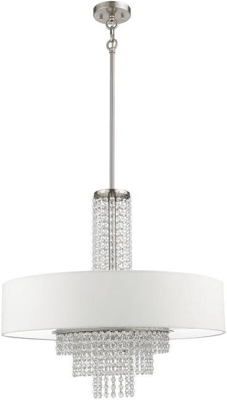 Livex Lighting Carlisle 5 - Light Pendant in  Brushed Nickel