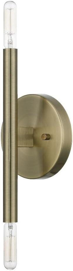 Livex Lighting Copenhagen 2 - Light Wall Light in  Antique Brass