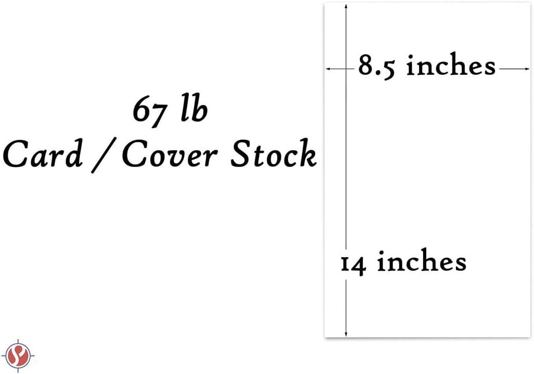 White Vellum Bristol Legal Size Card Stock Paper