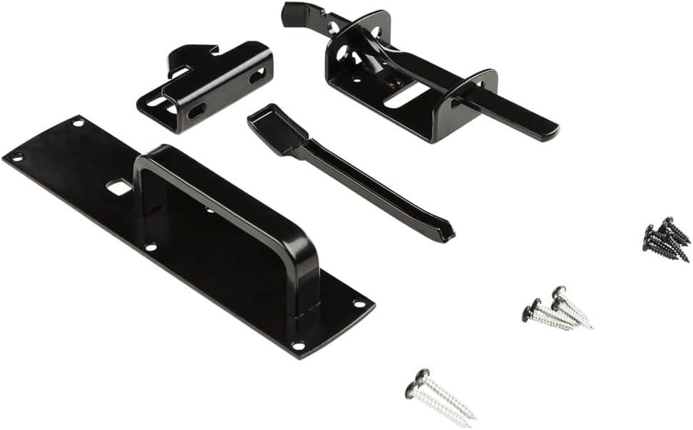 Black Steel Universal Handing Gate Thumb Latch