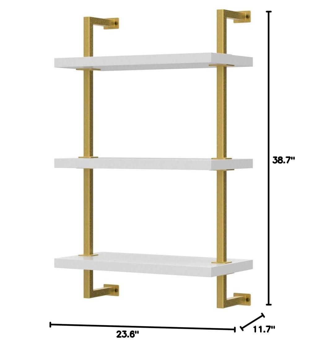 Nathan James Floating Bookcase