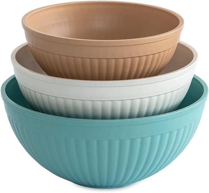 3-Piece Prep & Serve Mixing Bowl Set