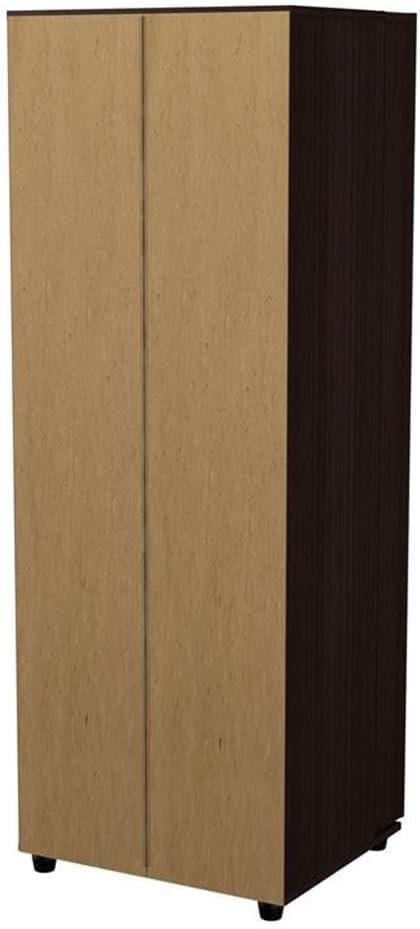 Inval 2-Door 4-Shelf Laminate Kitchen Pantry Cabinet 24"W, Espresso