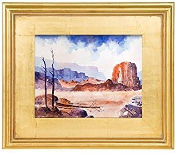 Creative Mark Plein Air Wooden Picture Frame - 6X6 Gold - Professional Single Frame for Art Panels, Stretched Canvas, Pictures and More, glass and backing not included