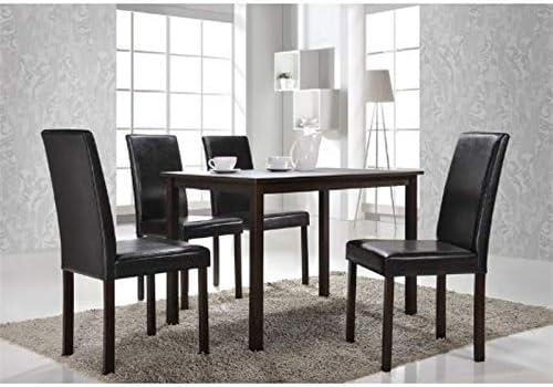 Baxton Studio Andrew 5-Piece Modern Dining Set