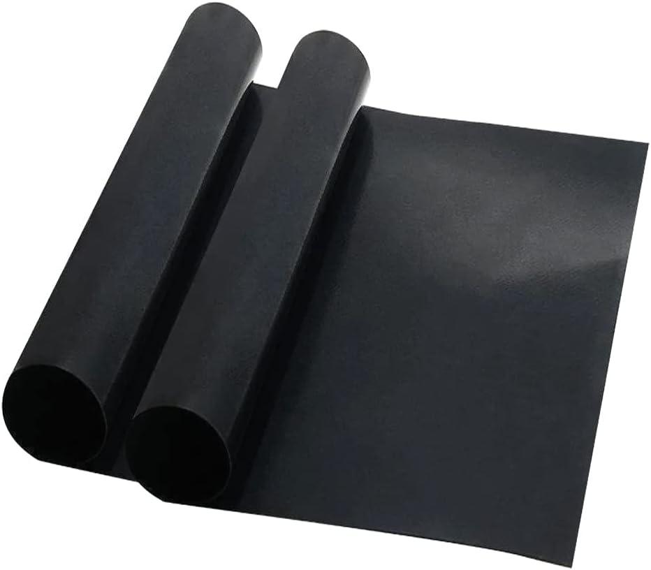 Non-Stick Black BBQ Grill Mat Set of 2