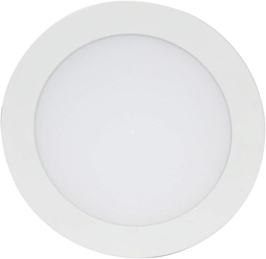 White Aluminum 6-Inch LED Recessed Light with Selectable CCT