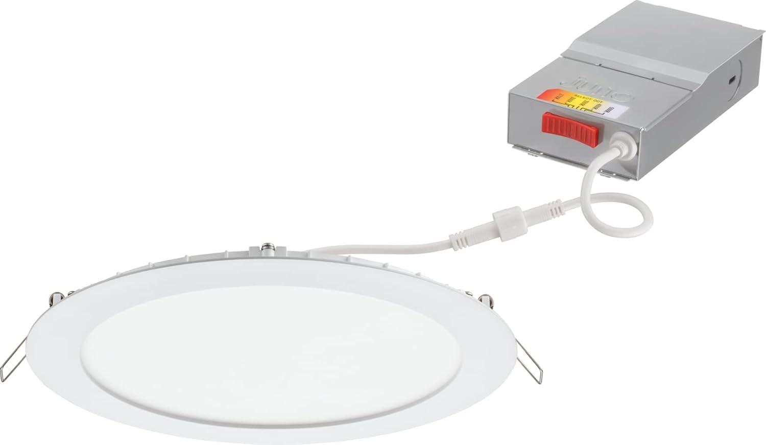 8'' Selectable Color Temperature Dimmable Air-Tight LED Canless Recessed Lighting Kit