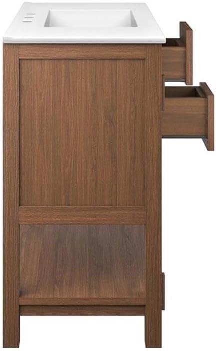 Modway Ashlyn 36'' Free Standing Single Bathroom Vanity with Ceramic Top