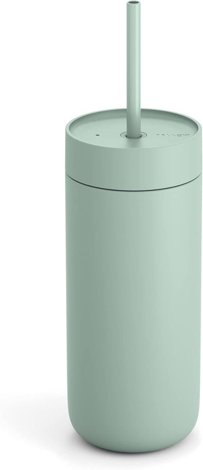 Mint Chip 16 oz Stainless Steel Travel Tumbler with Straw