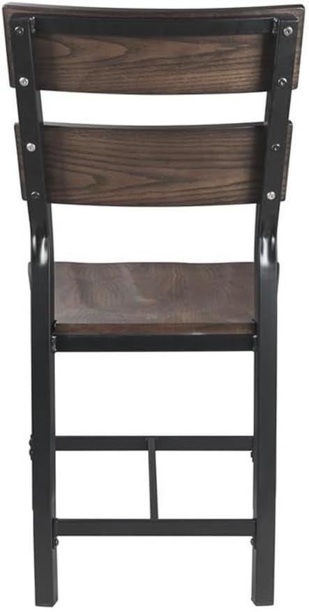 ACME Mariatu Wooden Armless Side Chair in Oak Set of 2