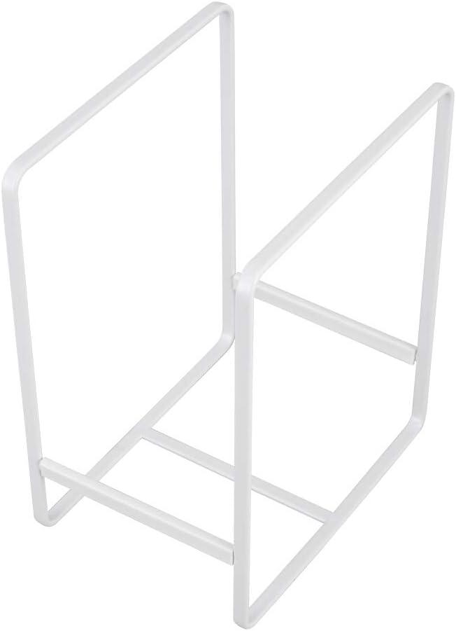 Yamazaki Home Plate Rack/Dish Stand/Dish Storage/Plate Holder, Large, Steel, Large