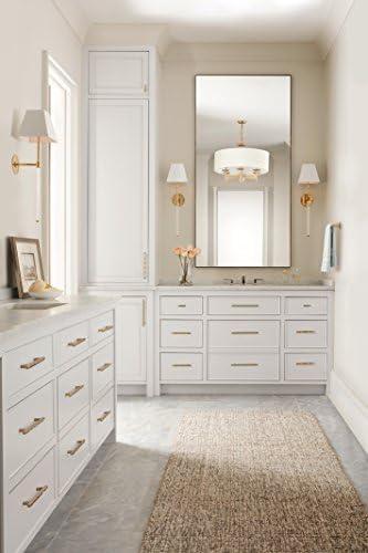 Amerock Versa 3 inch (76mm) Center-to-Center Matte Black Cabinet Pull