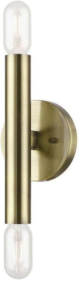 Livex Lighting Copenhagen 2 - Light Wall Light in  Antique Brass