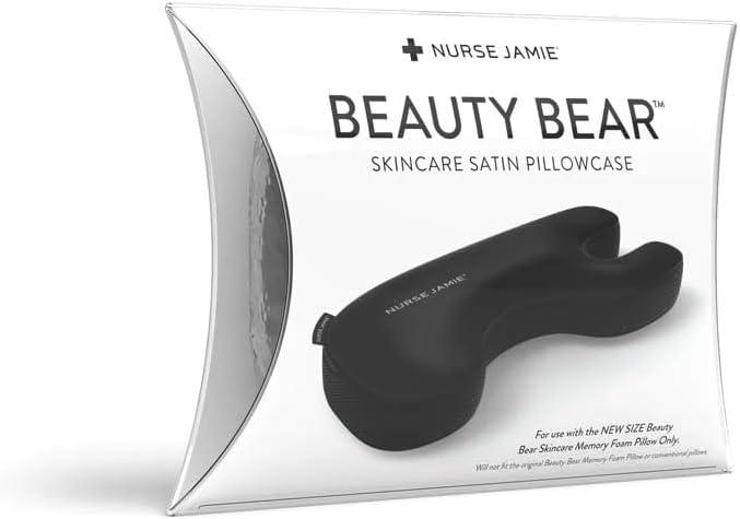 Nurse Jamie Beauty Bear Pillowcase (Mesh, Silky Black)