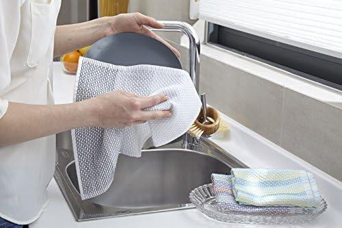 TIDY Dish Cloth Set - 100% organic cotton, Set of 3 cloths