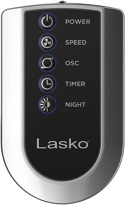 Open Box Lasko 48 Inch 3 Speed Oscillating Tower Fan w/ Nighttime Setting