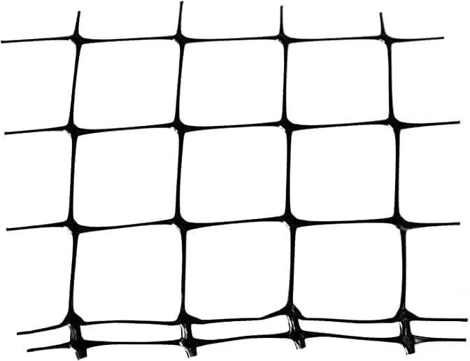 Tenax Black Reinforced Edge Pet Barrier Fence 4' x 330'