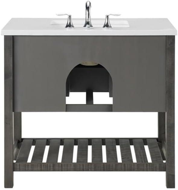 Martin Svensson Home Monterey 37" Wood Single Bathroom Vanity Driftwood