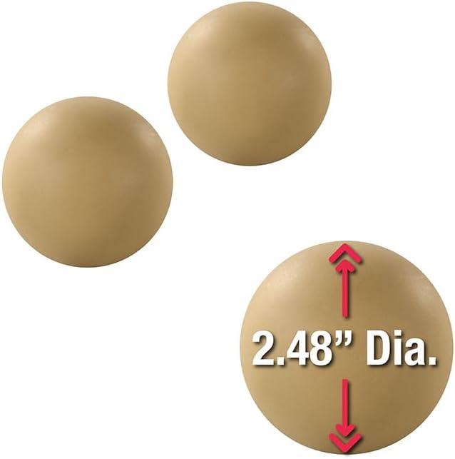 MD Sports Md Sports Roll & Score 3-pack Replacement Ball Set, Arcade Ball Toss Games Brown (Set of 3)