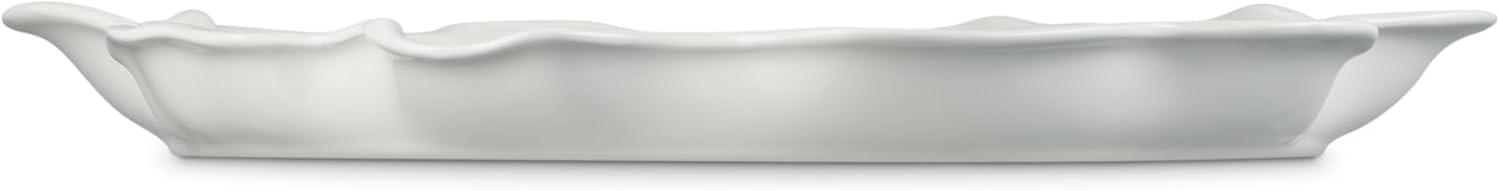 Meringue Ceramic 14" Rectangular Serving Platter