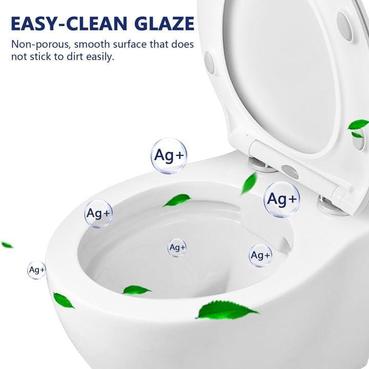 Liberty 1.6 GPF Elongated Wall Hung Toilets (Seat Included)