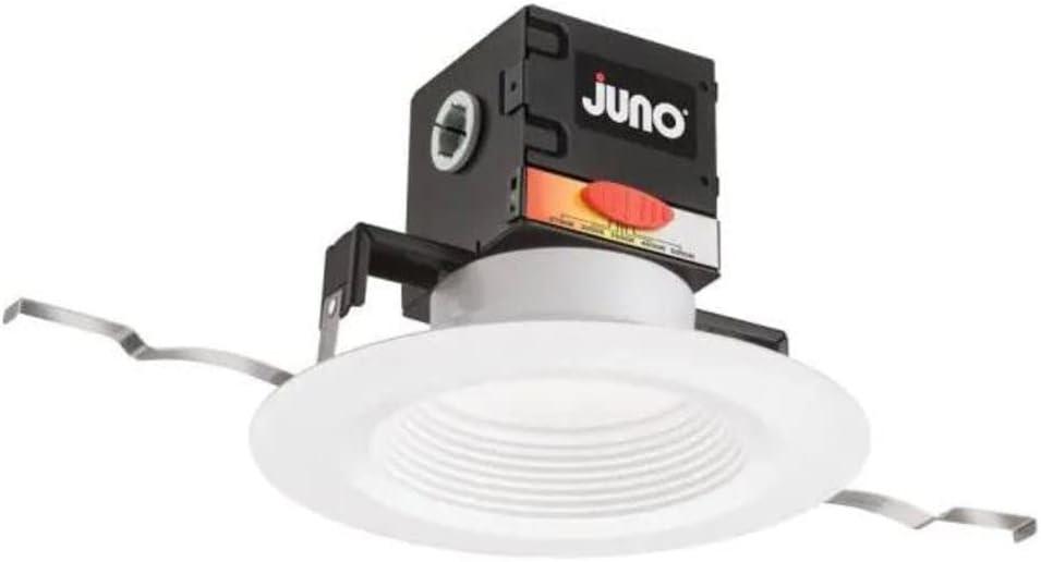 Juno Lighting Jbk6 Rd Sww5 90Cri Cp6 M2 Contractor Select 6" Led Baffle Recessed Trim -