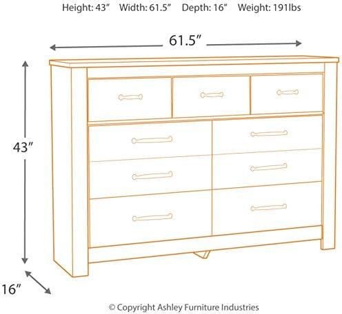 Bellaby 7 Drawer Dresser