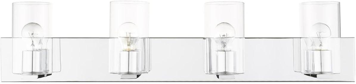Livex Lighting Zurich 4 - Light Vanity in  Polished Chrome