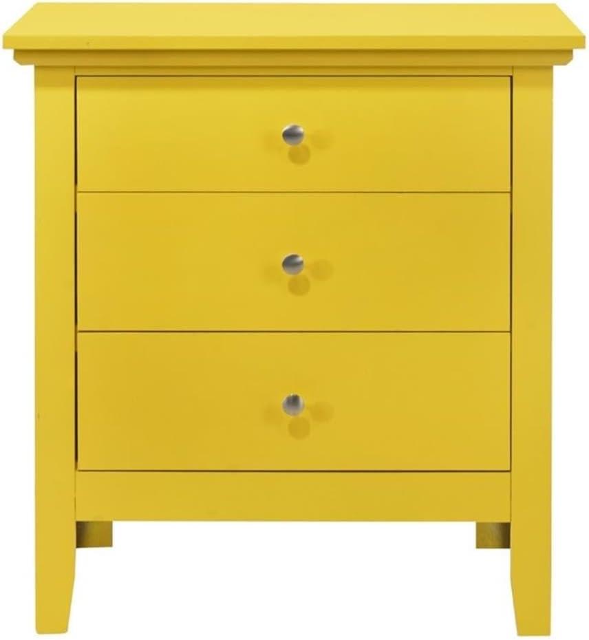 Hammond 3 - Drawer Nightstand Bed Side Table Wood Nightstand Small Bedside Table And Dresser