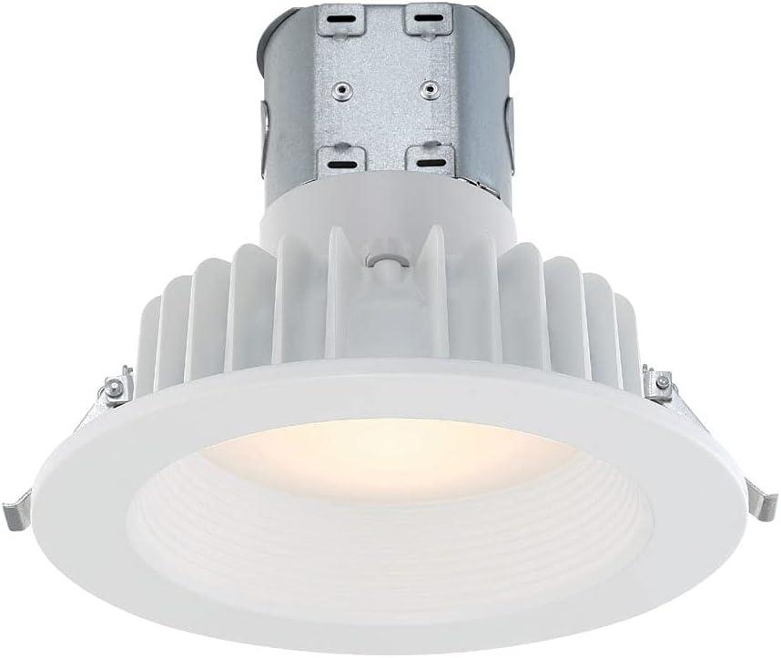 6-Inch White Aluminum LED Recessed Lighting Kit