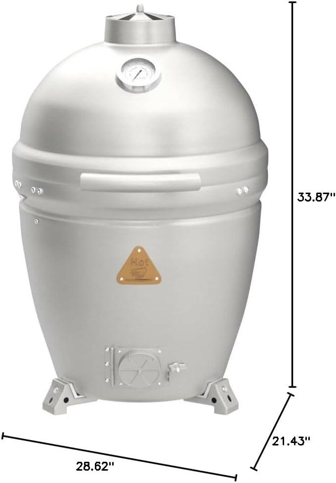 Blaze 20-Inch Cast Aluminum Kamado Grill - BLZ-20-KAMADO